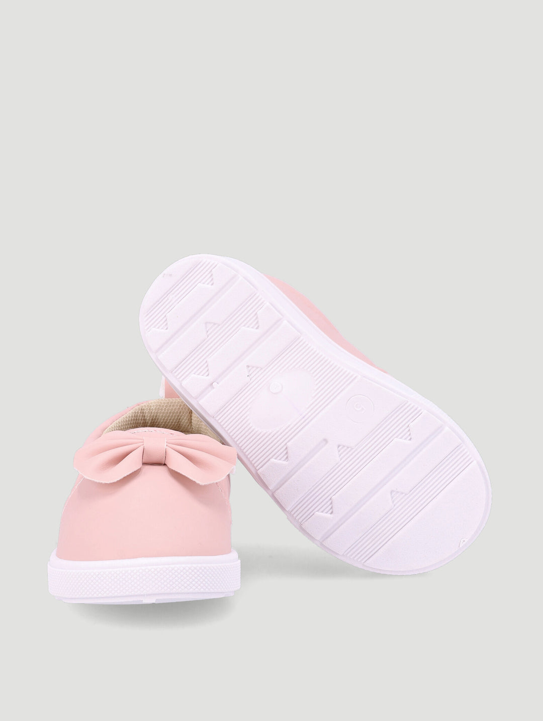 Baby Girls Bow Canvas Shoe - Pink