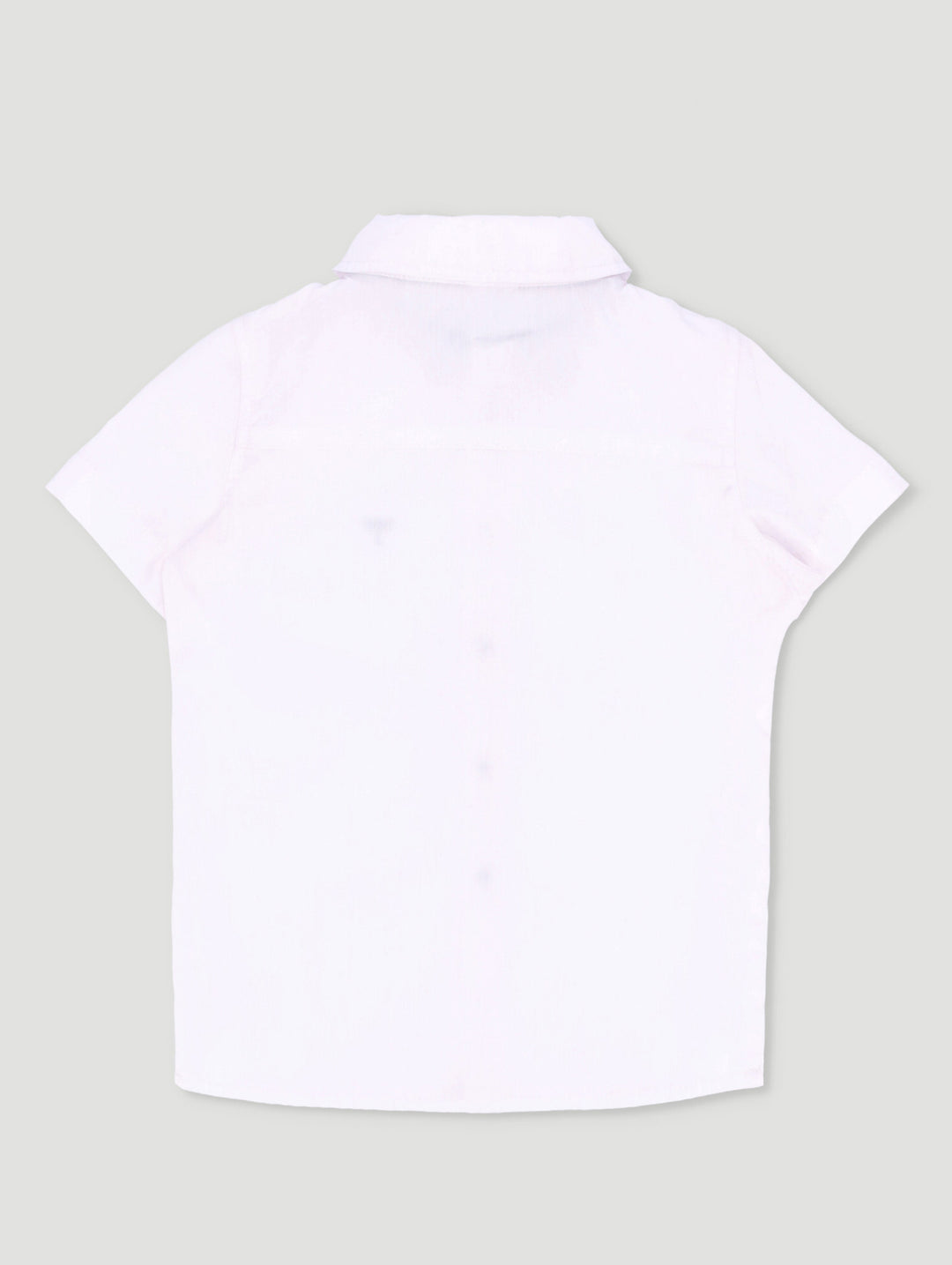 Pre-Boys Bow Tie Shirt - White