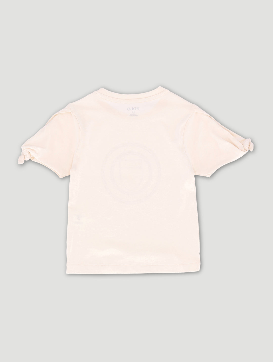 Girls Claire Sequin Tee - Cream