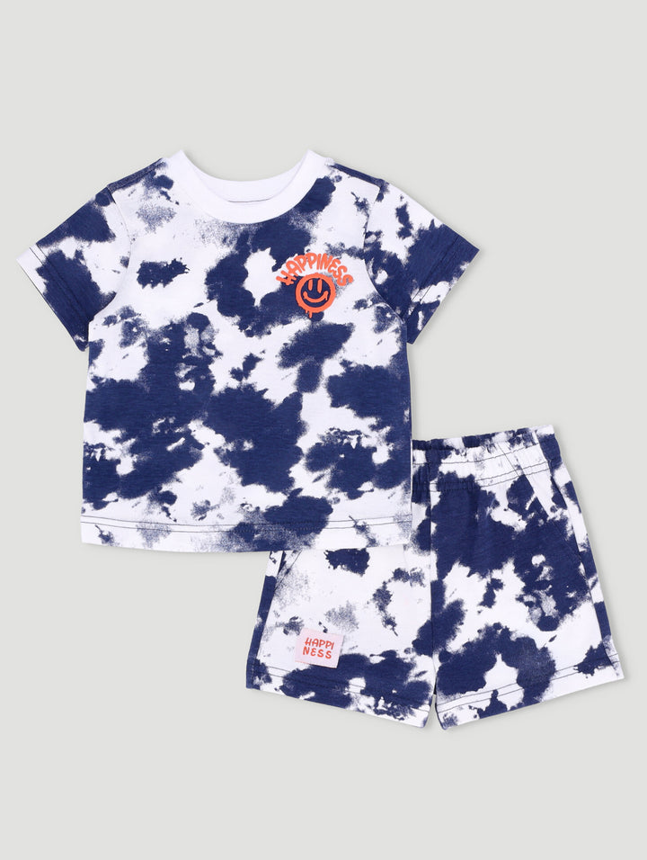 Baby Boys Ombree Tie Dye Set - Blue