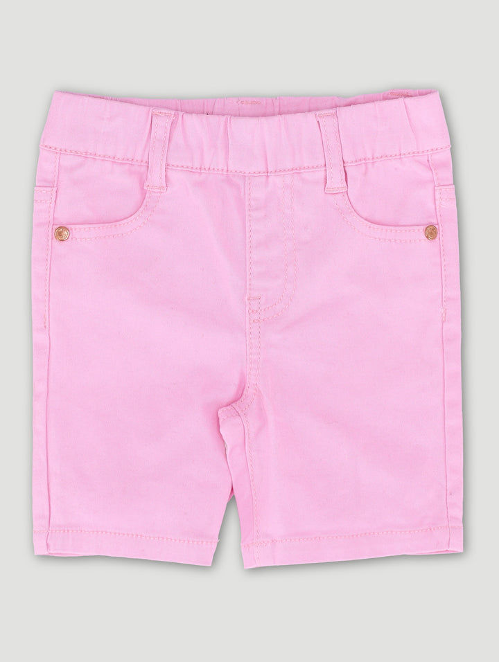 Pre-Girls Front Pockets Cheeky Shorts - Pink