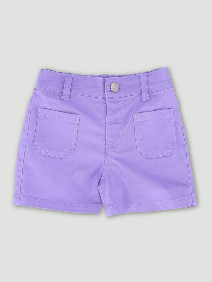 Pre-Girls Raw Hem Walkshorts - Violet