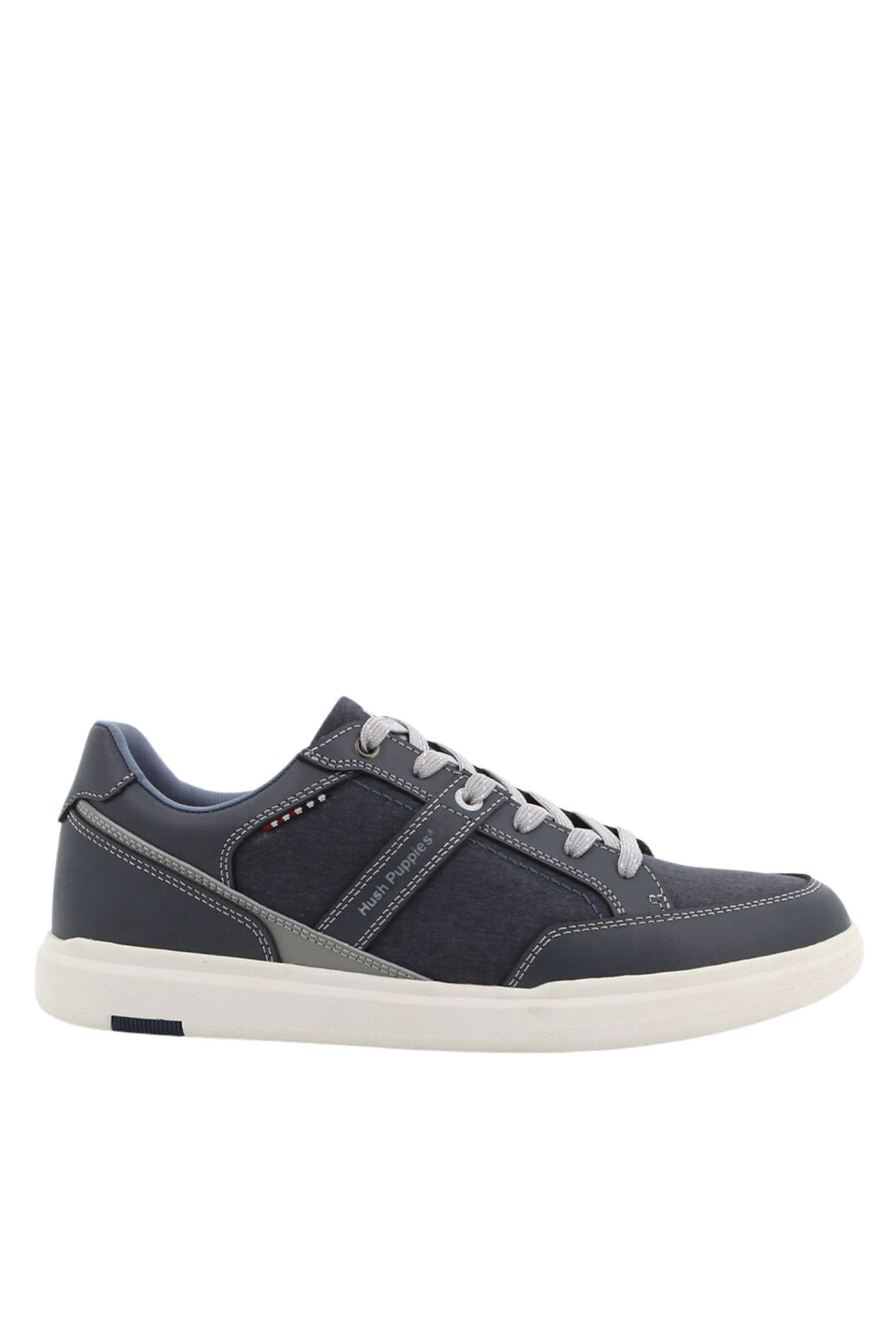 Jeremy Panelled Lace Up Sneaker - Navy