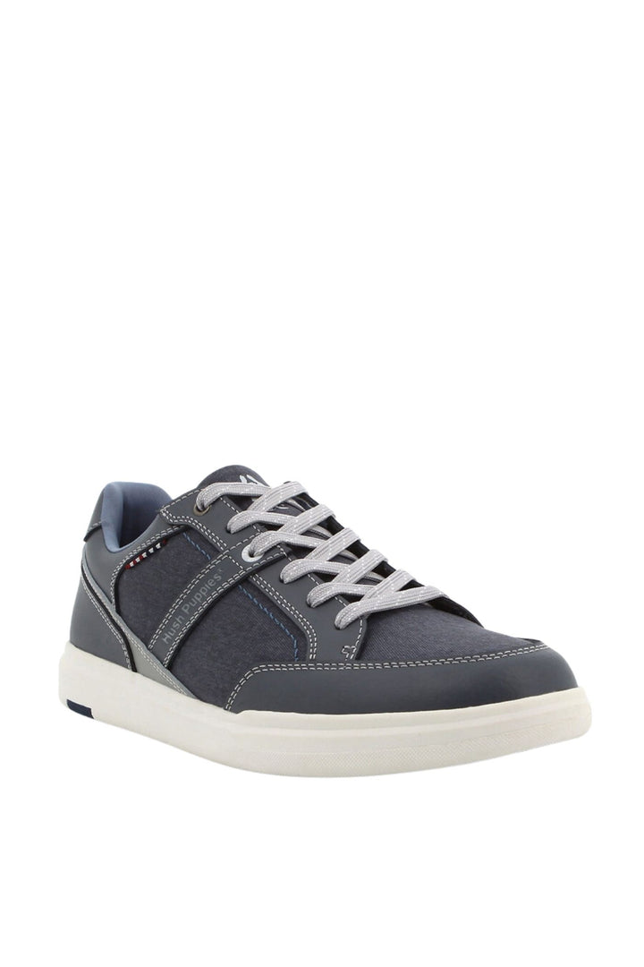 Jeremy Panelled Lace Up Sneaker - Navy