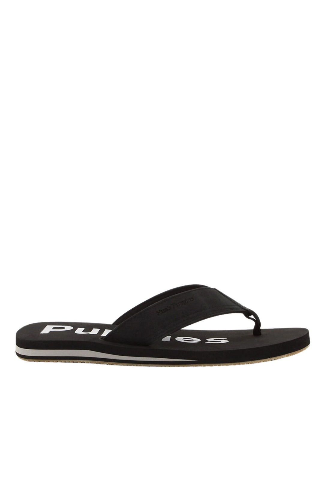 Stomp Wide Vamp Sandal - Black