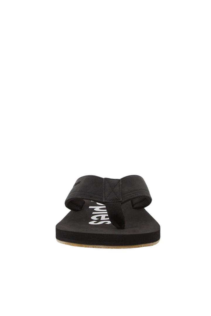 Stomp Wide Vamp Sandal - Black