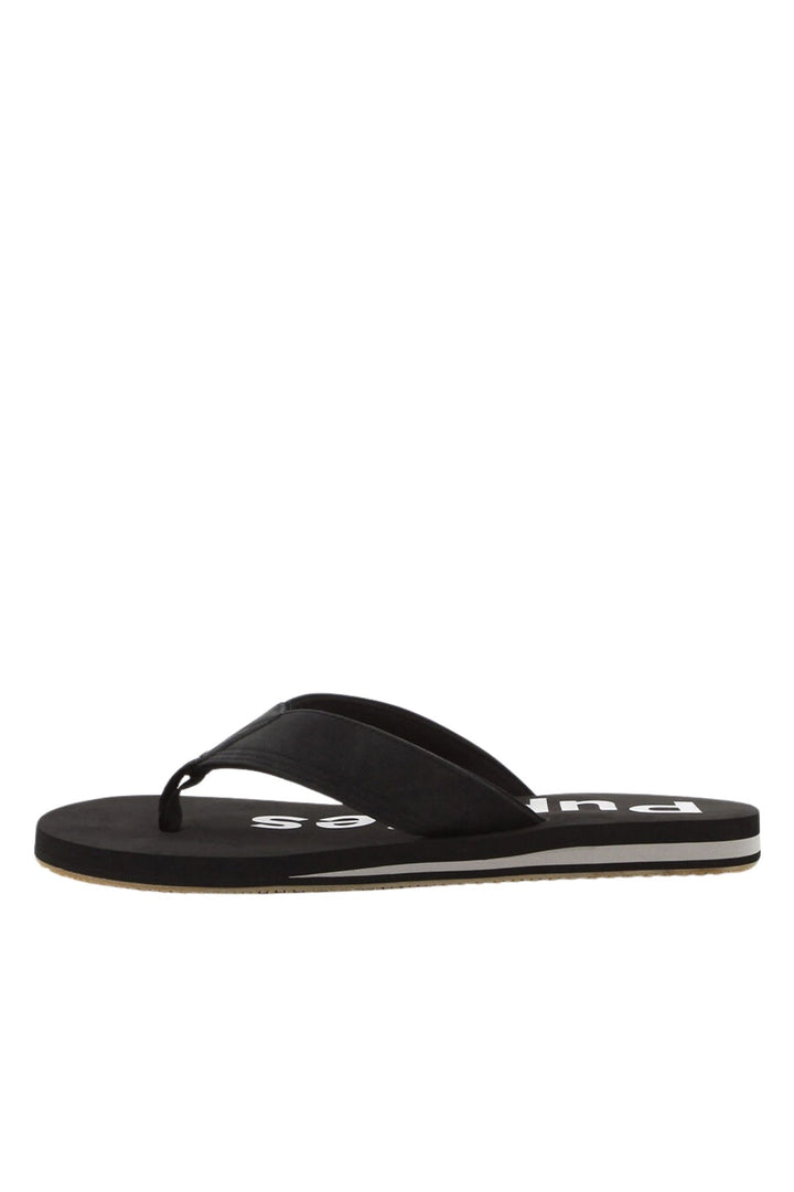 Stomp Wide Vamp Sandal - Black