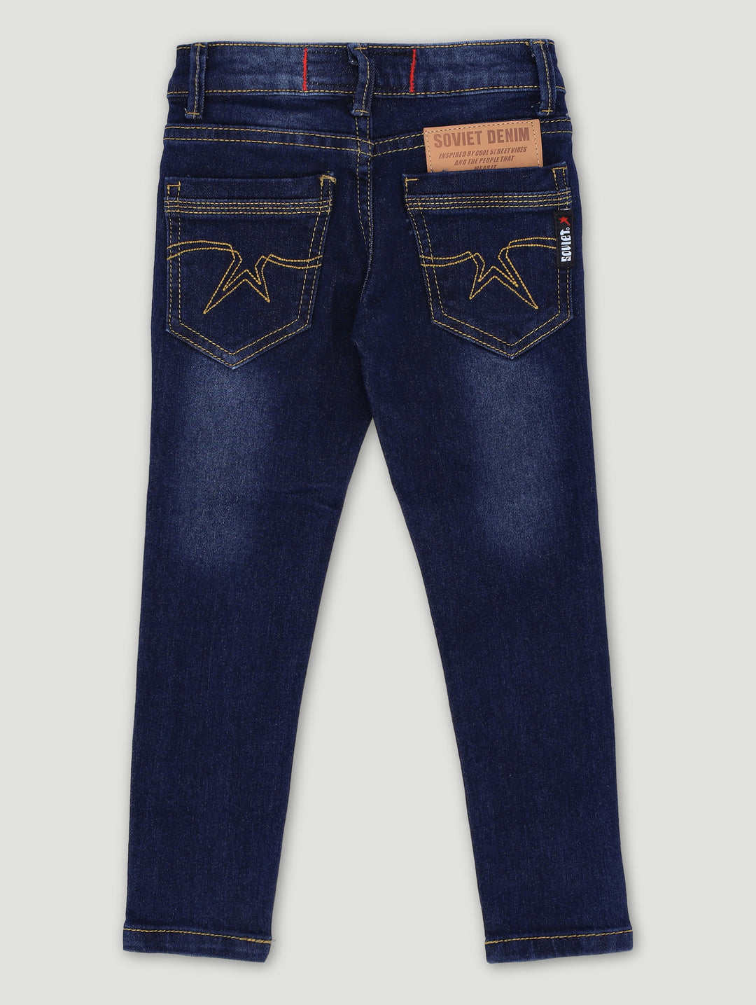 Pre-Boys Romo Skinny Denims - Dark Indigo