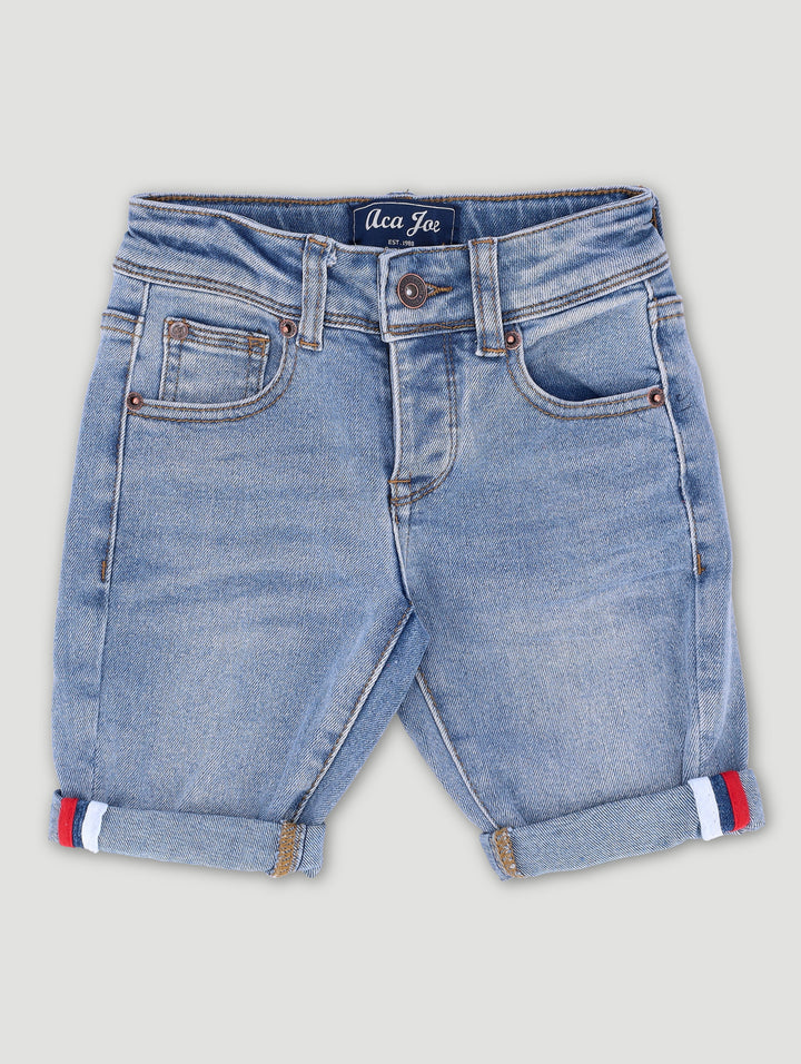 Pre-Boys Denim Short - Light Blue