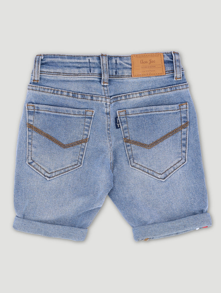 Pre-Boys Denim Short - Light Blue