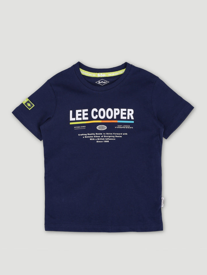 Boys Angus Tee - Navy