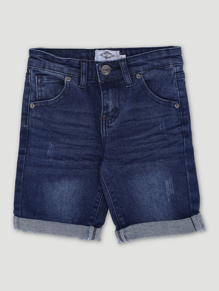 Boys Angelo Denim Short - Dark Blue