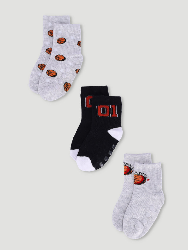 Baby Boys Basketball Cotton Socks