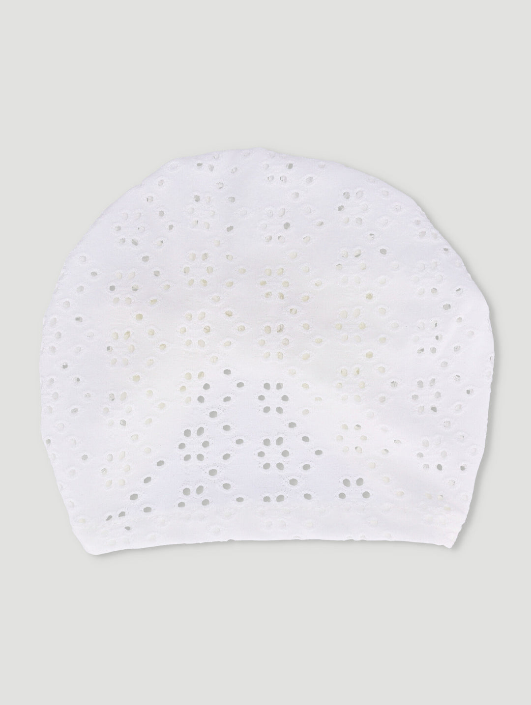 Baby Girls Anglaise Turban - White