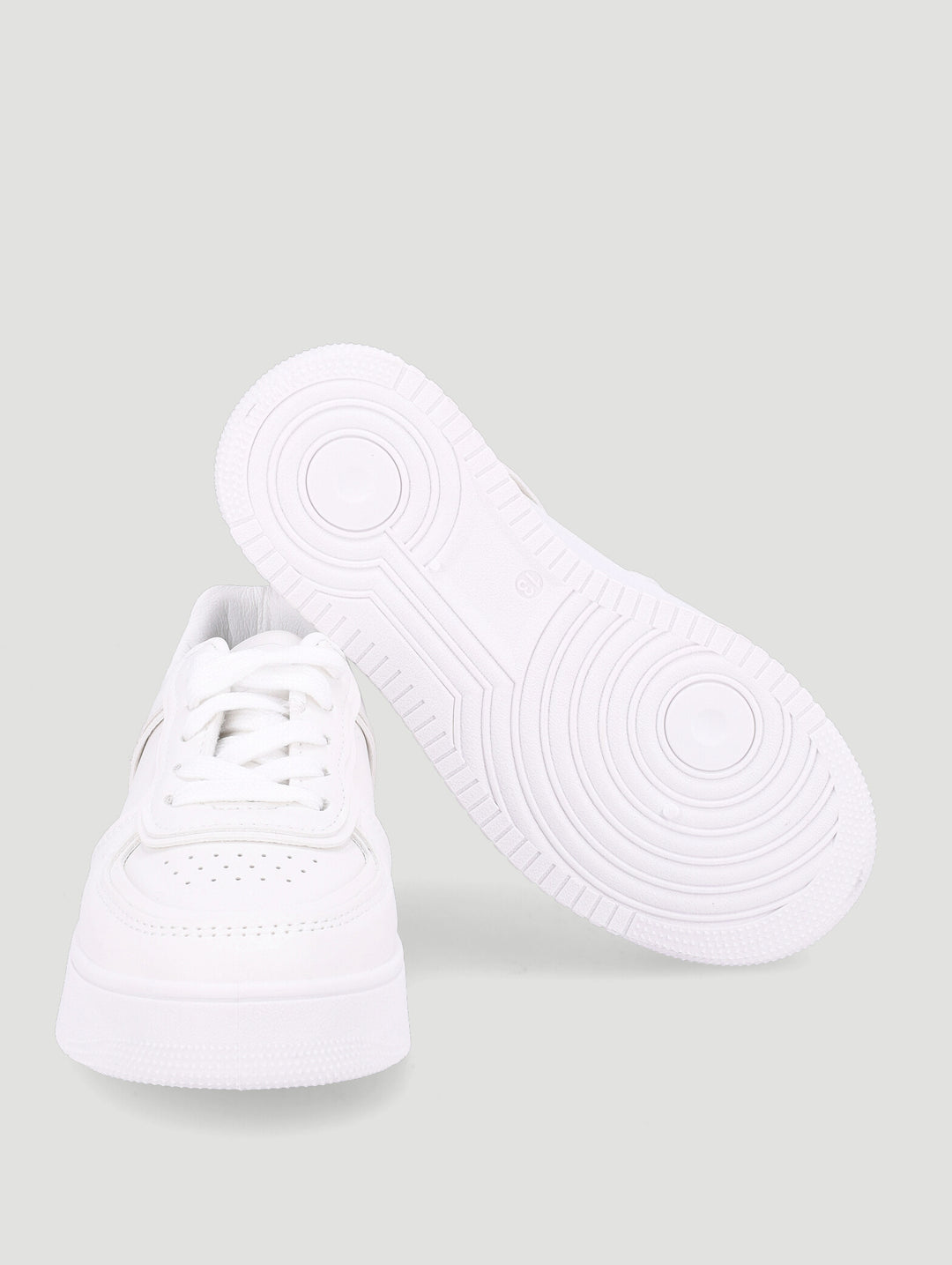 Girls Addison Mono Sneaker - White