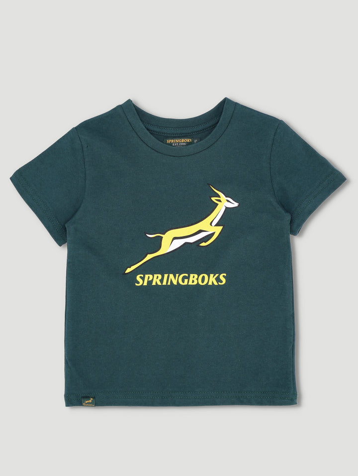 Pre-Boys Springbok Logo Tee - Green