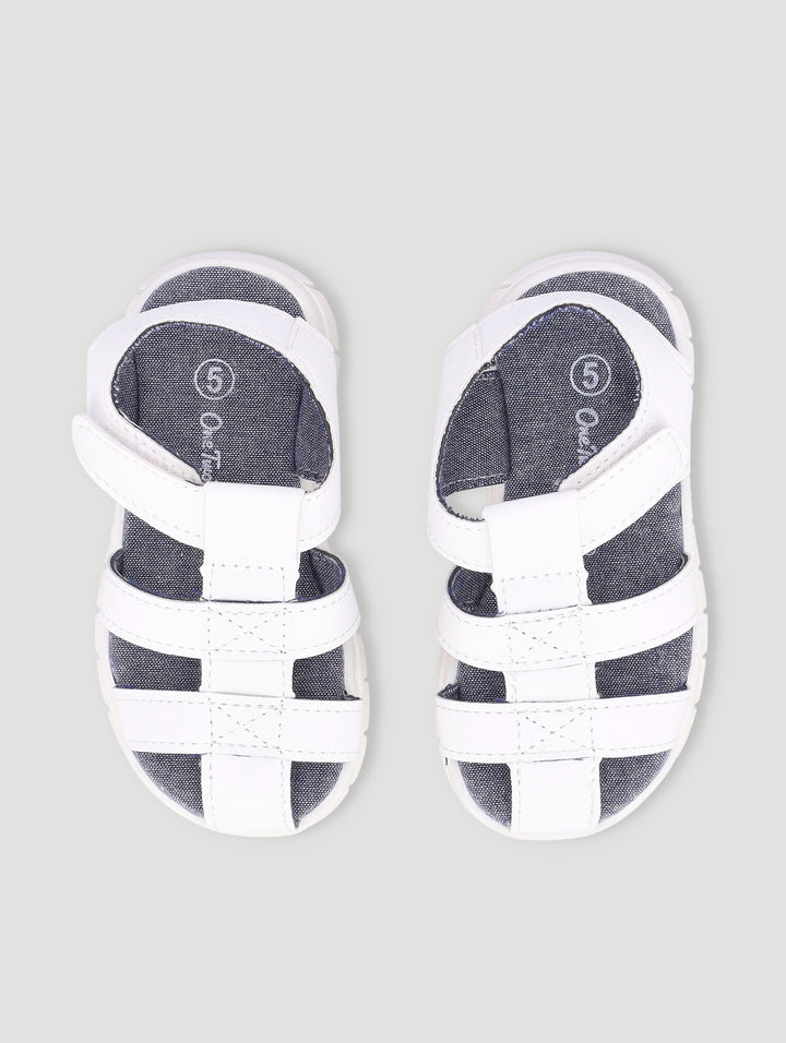 Baby Boys Fisherman Sandal - White