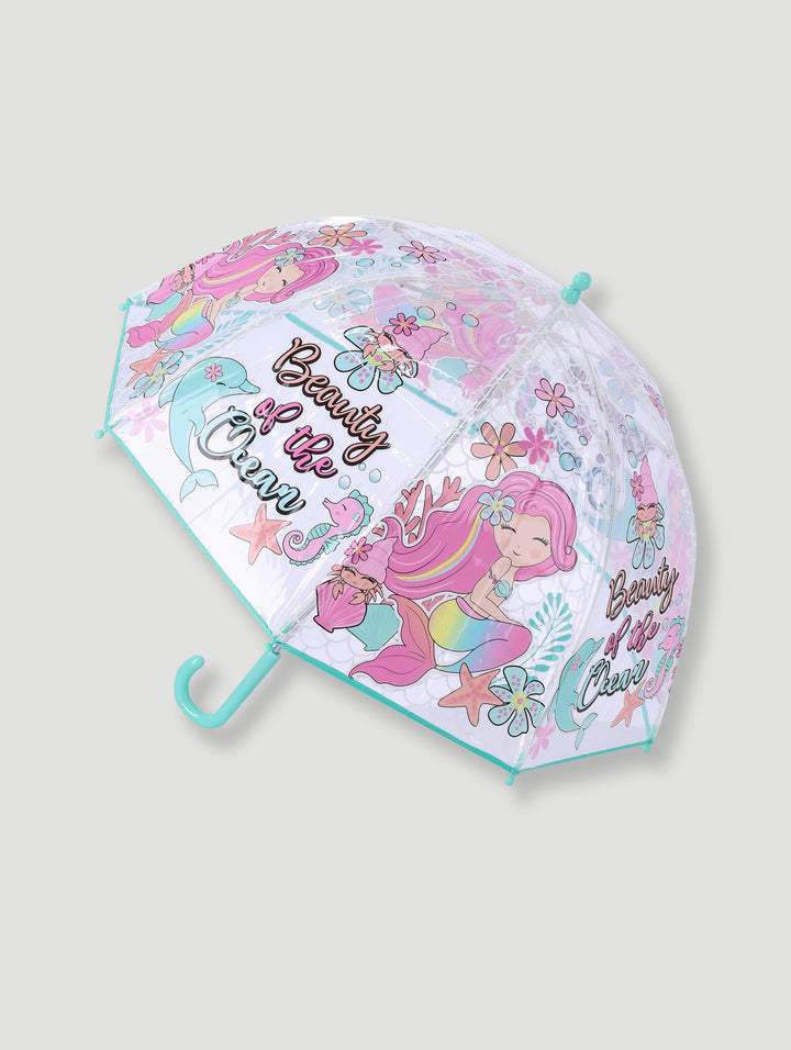 Pre-Girls Mermaid Umbrella - Blue