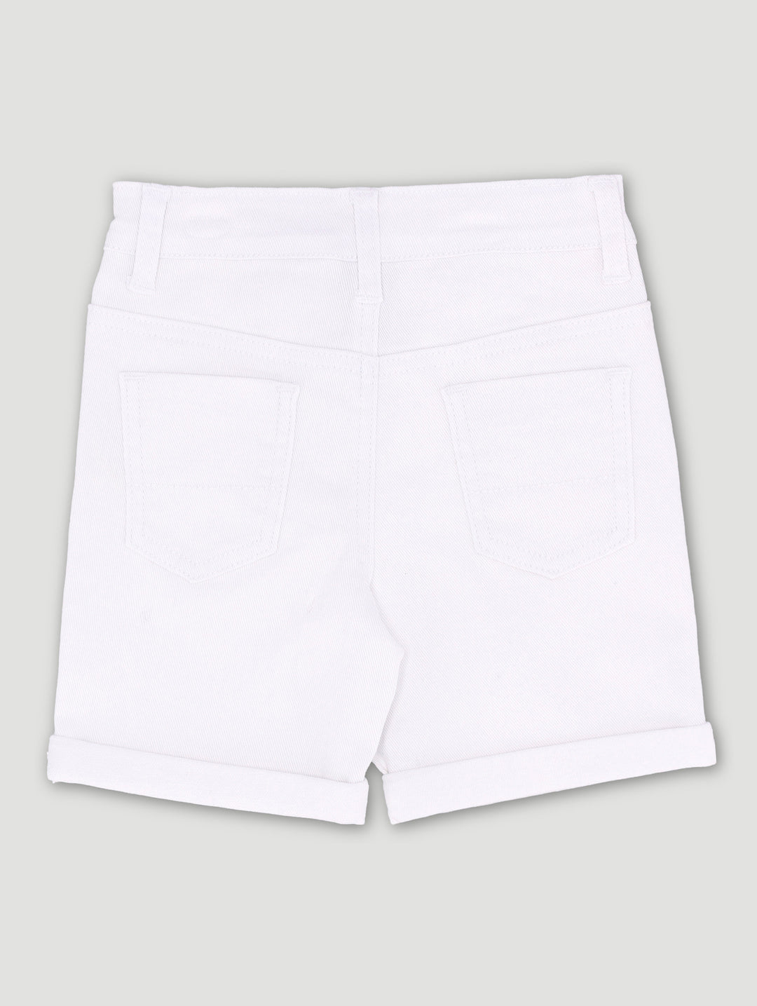 Pre-Boys Denim Short - White