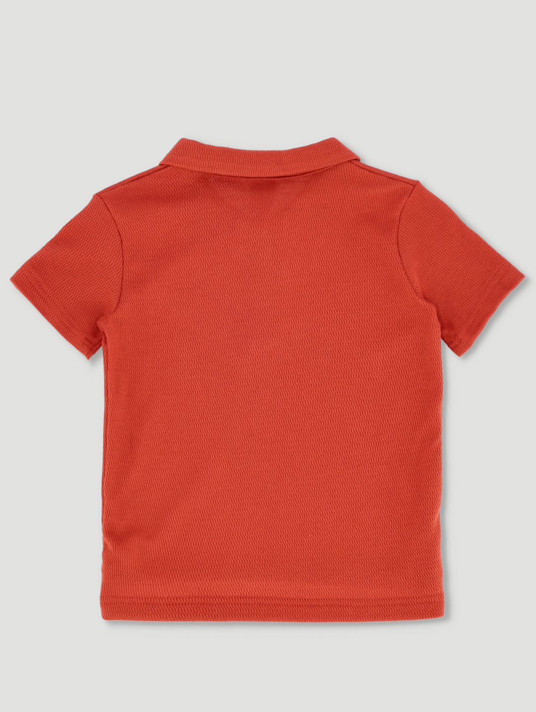 Pre-Boys Texture Knit Top - Rust