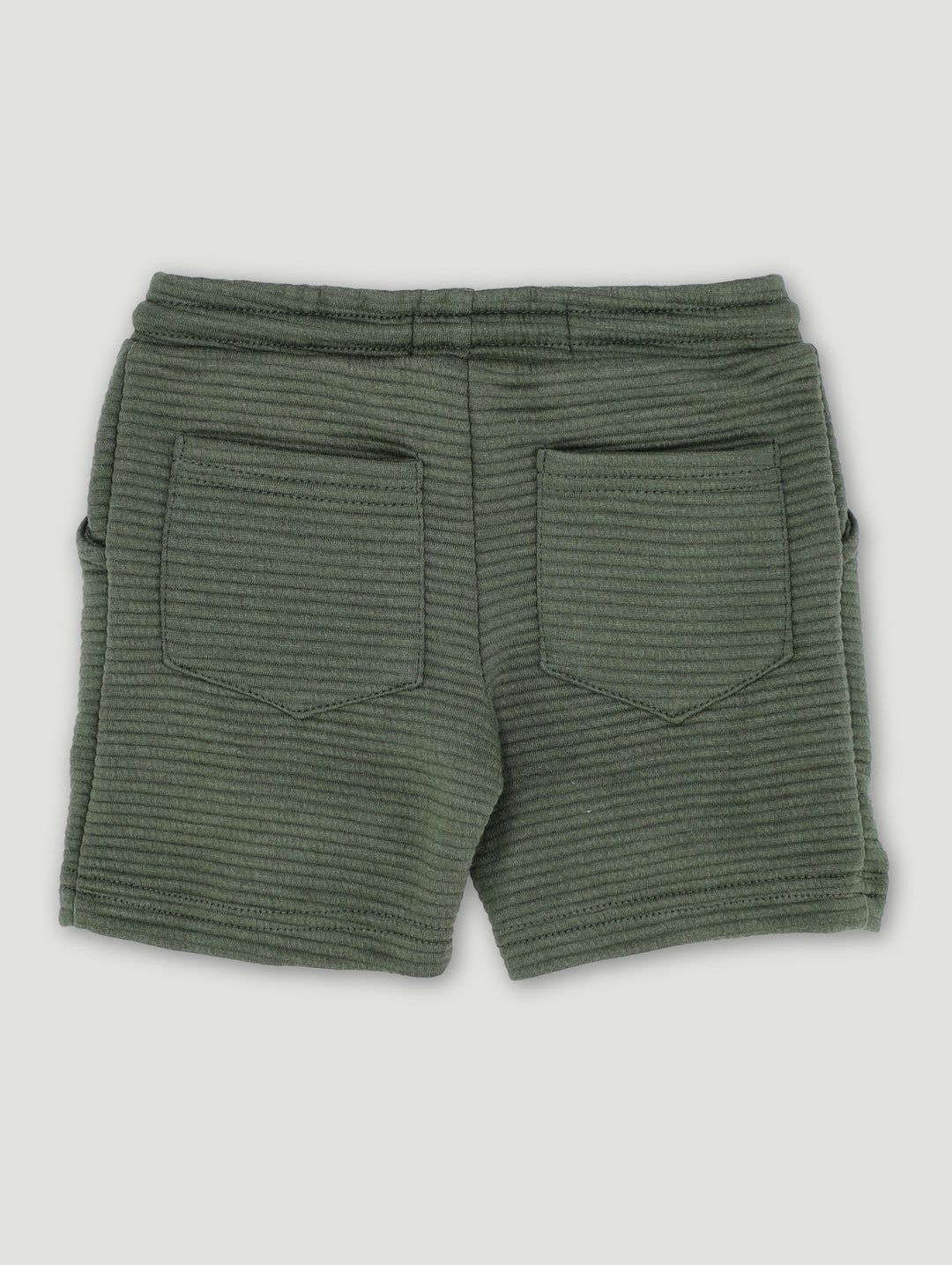 Pre-Boys Ottoman Fleece Shorts - Olive