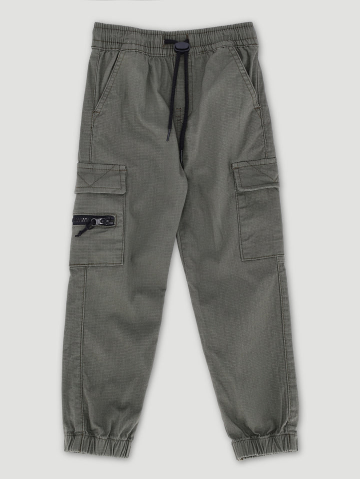 Pre-Boys Ripstop Jogger - Olive