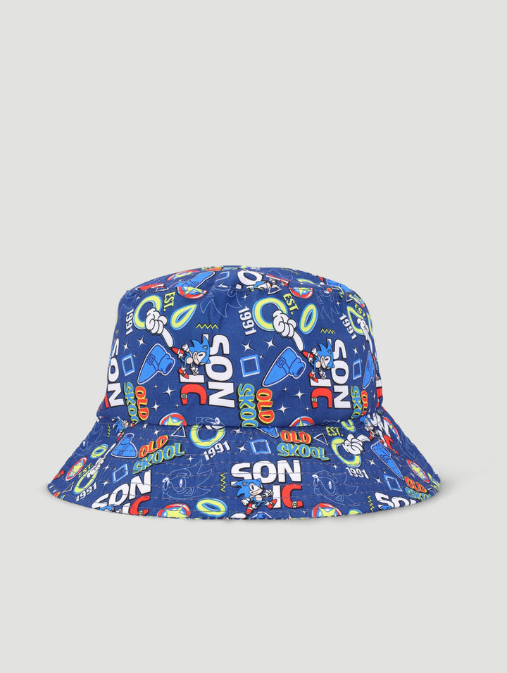 Pre-Boys Sonic Bucket Hat - Blue