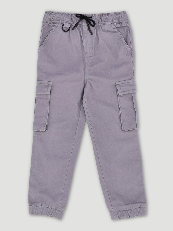 Pre-Boys D Ring Jogger - Light Grey