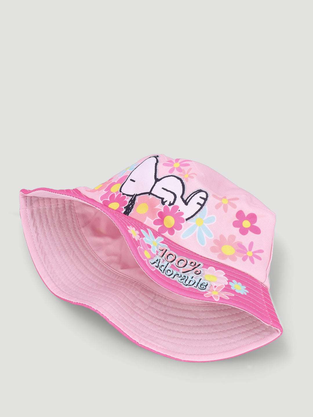 Pre-Girls Snoopy Bucket Hat - Pink