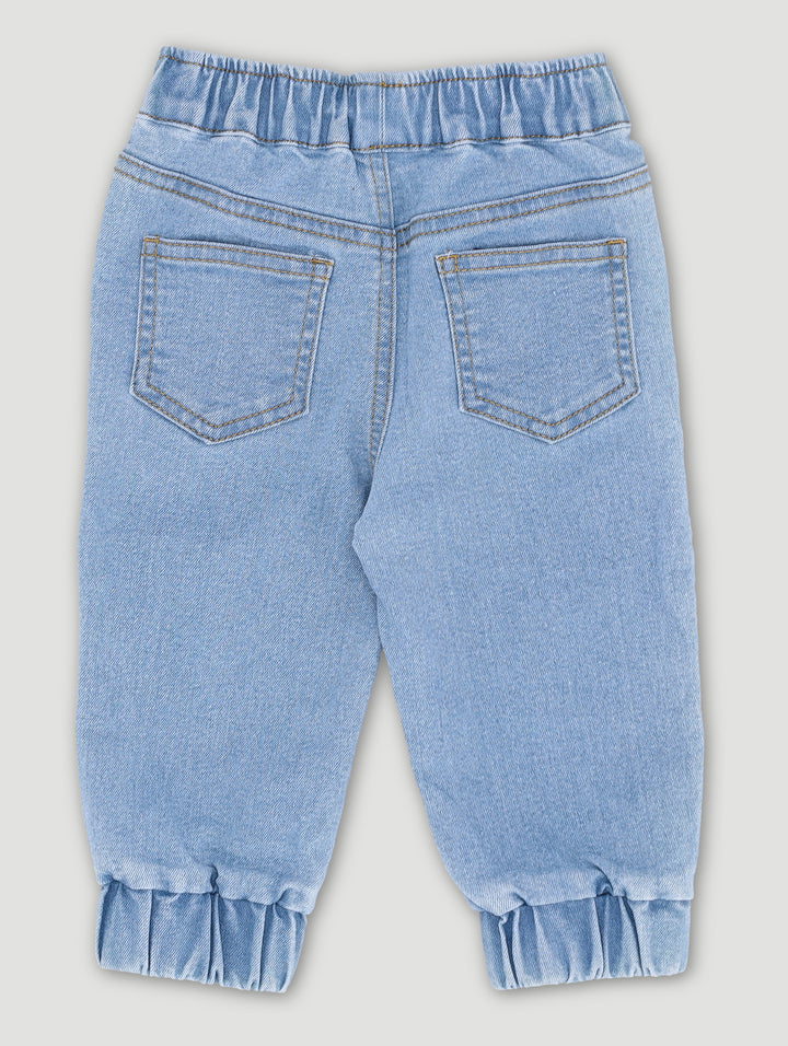 Baby Boys 1 Up Cuffed Denim Jeans - Blue