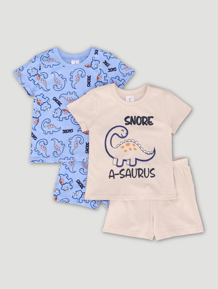 Baby Boys 2 Pack PJ Set - Blue