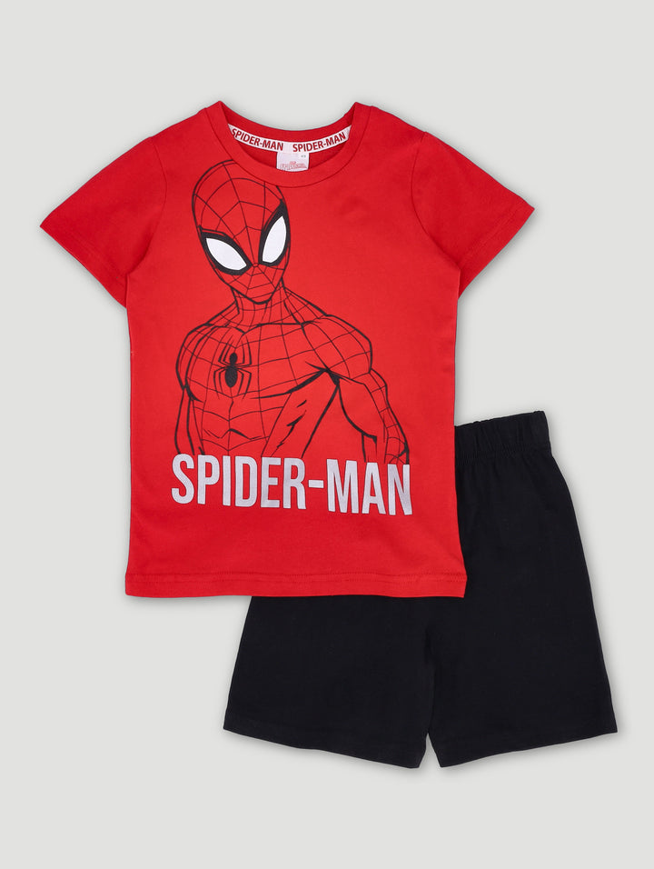 Pre-Boys Spiderman Sleep Set - Red