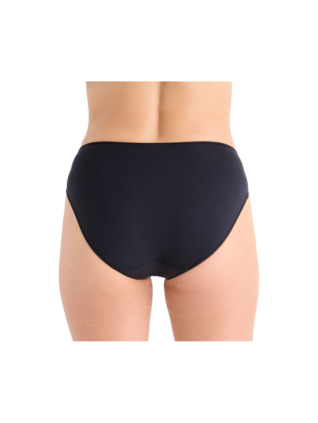 3 Pack No Panty Line Bikini Panties - Black