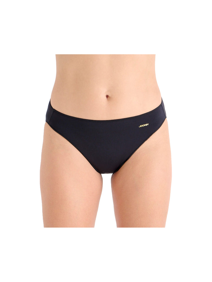 3 Pack No Panty Line Bikini Panties - Black