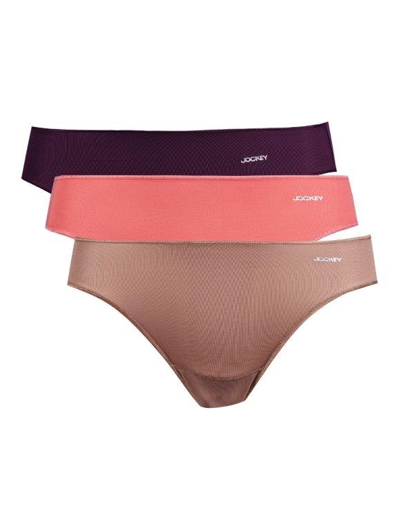 3 Pack No Panty Line Bikini Panties- Astro Dust/Cappuccino/Midnight