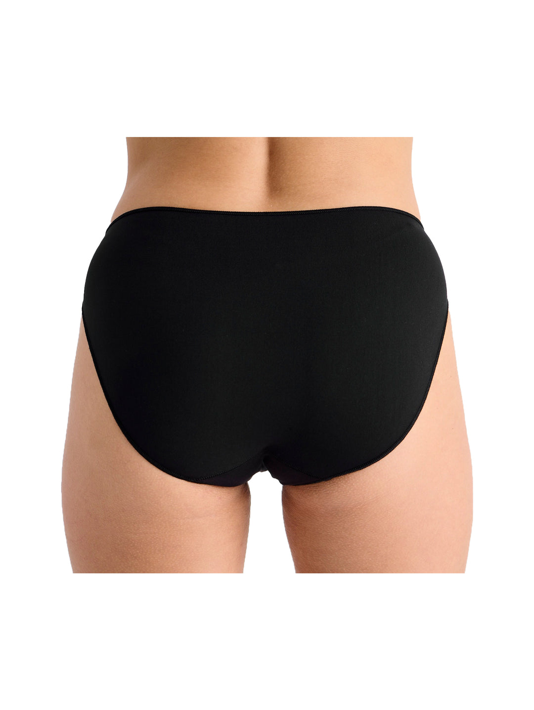 3 Pack No Panty Line French Cut Panties - Midnight Plum/White/Black