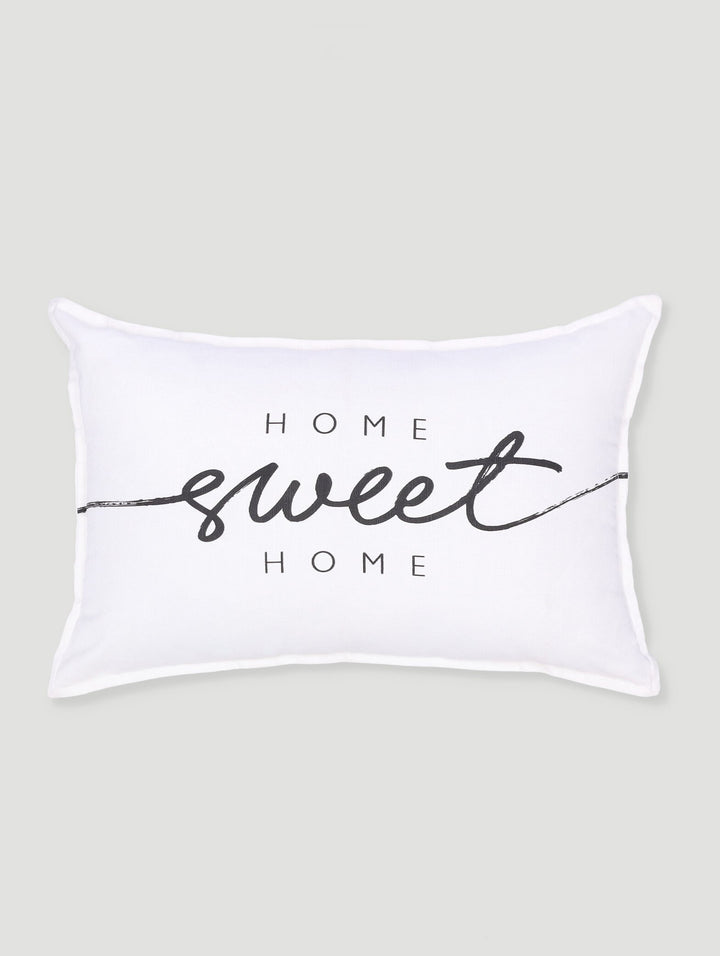 Home Sweet Home Scatter Cushion - White