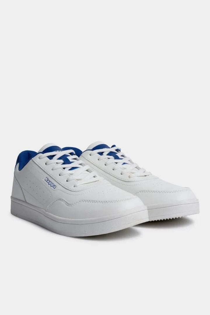 Spencer Colour Pop Lace Up Sneaker - White/Blue