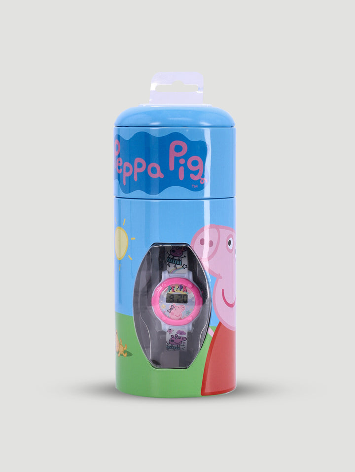 Pre-Girls Peppa Pig Tin Watch Set - Pink