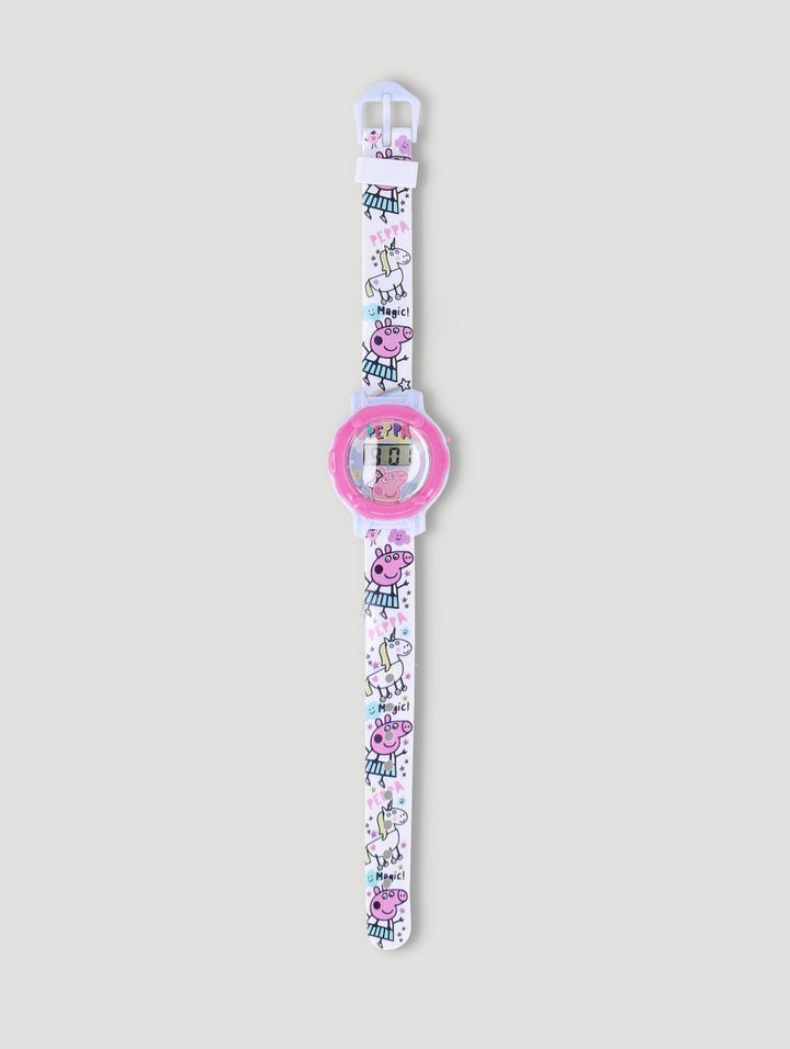 Pre-Girls Peppa Pig Tin Watch Set - Pink