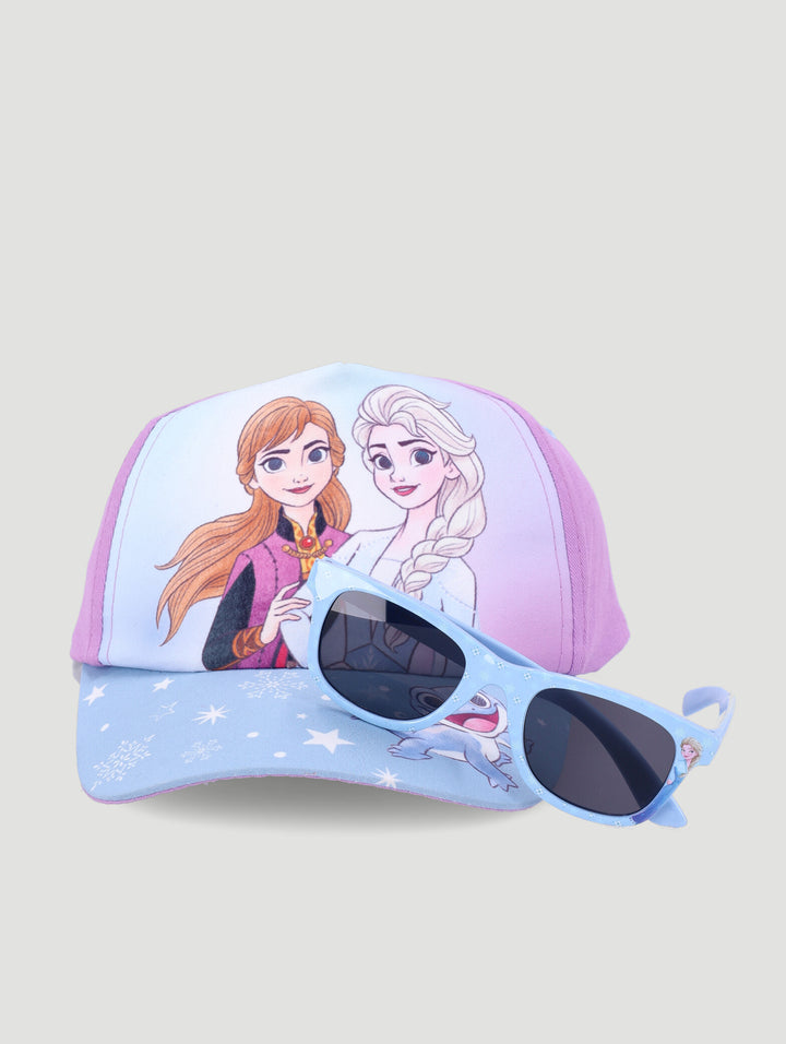 Pre-Girls Frozen Sunnies & Cap Set - Blue