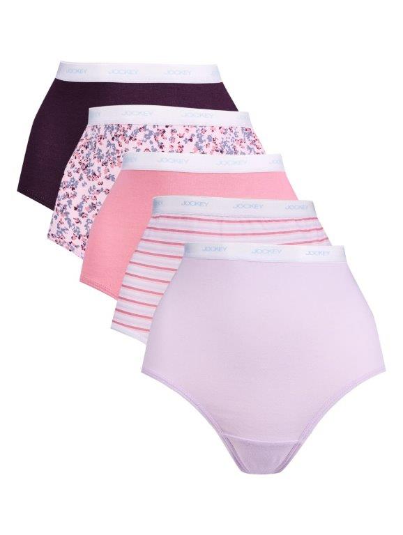 5 Pack Classic Cotton Brief Panties