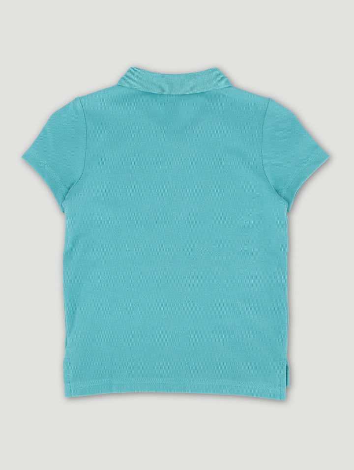 Pre-Boys Embroidered Golfer - Teal