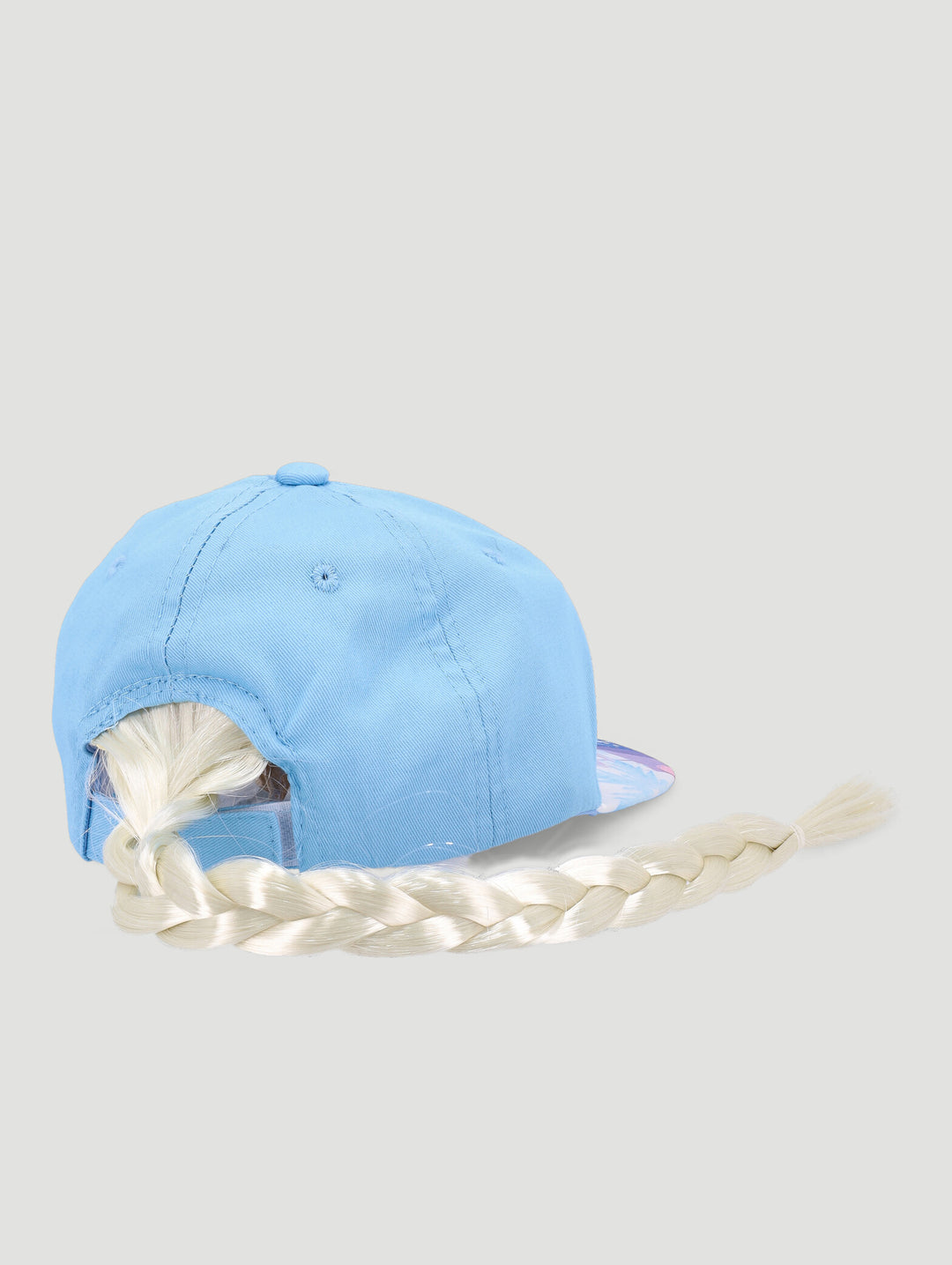 Pre-Girls Frozen Plait Peak Cap - Blue