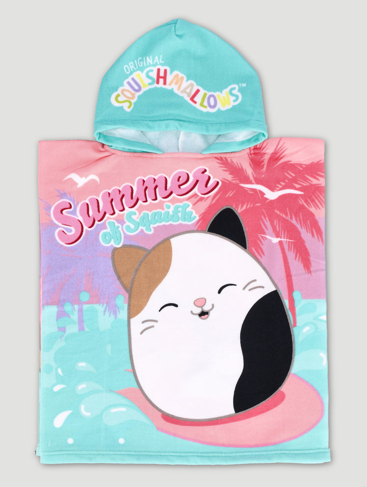 Squishmallows Hooded Towel - Turquoise