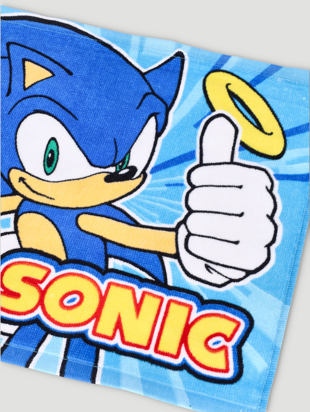 Pre-Boys Sonic Face Cloth - Blue