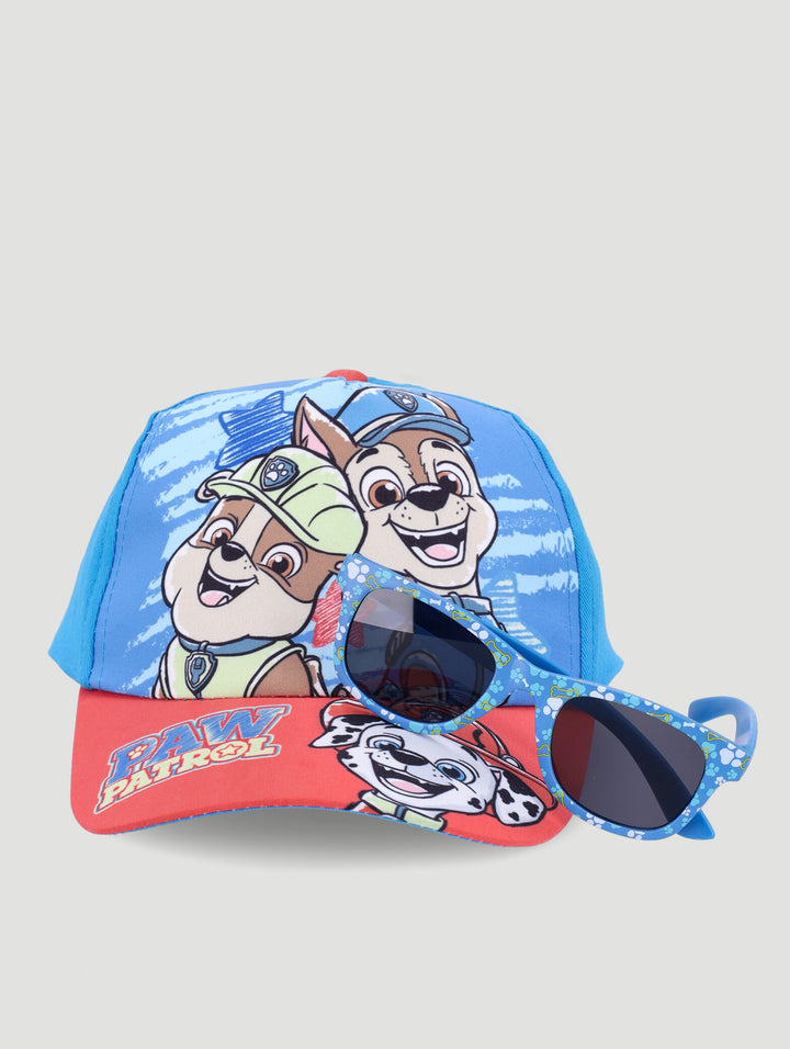 Pre-Boys Paw Patrol Sunnies And Cap - Blue