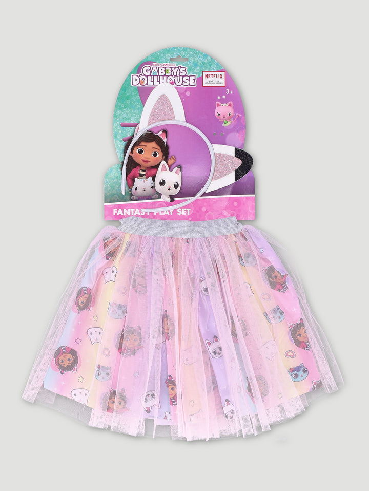 Pre-Girls Gabby's Dollhouse Dress Up - Pink