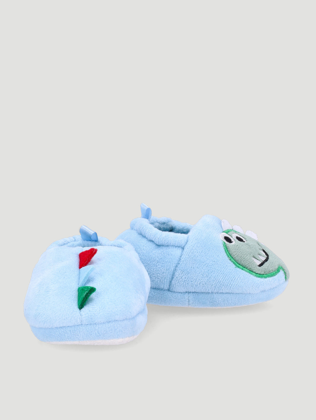 Baby Boys Dino Slippers - Blue