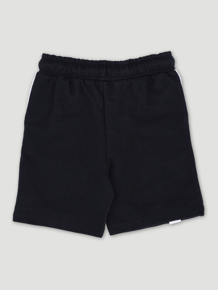 Pre-Boys Ombre Print Shorts - Black